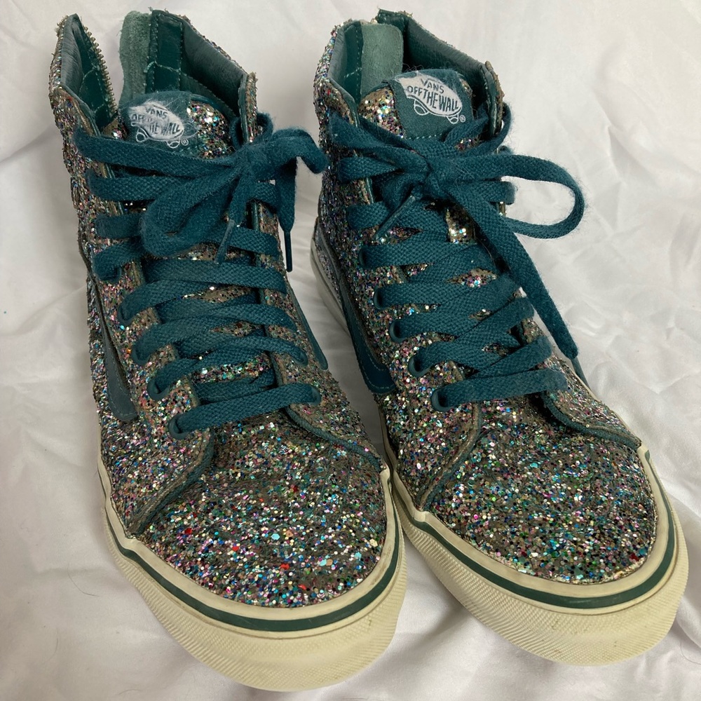 Vans Blue Glitter Sk8-Hi